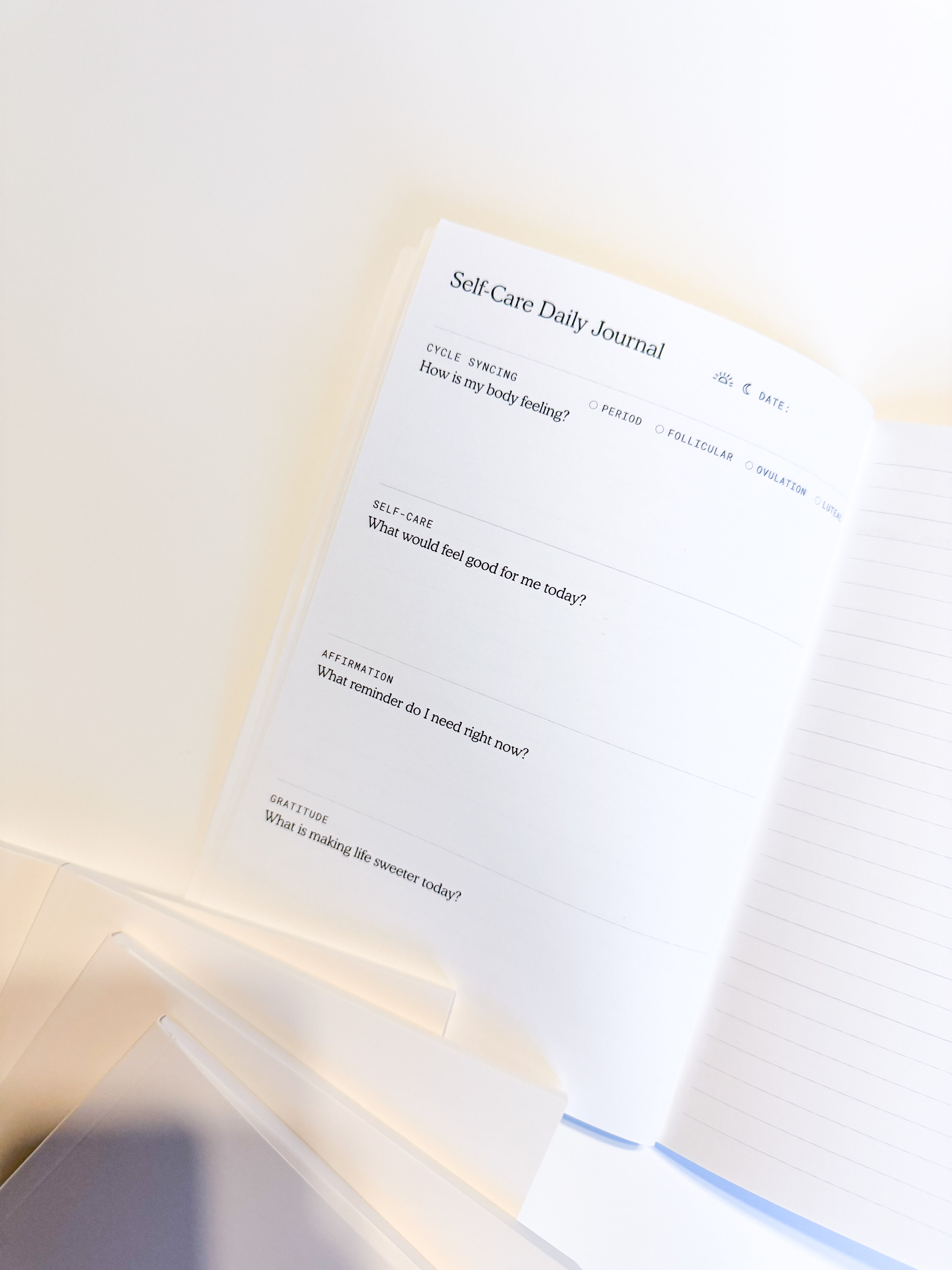 Self-Care Daily Journal