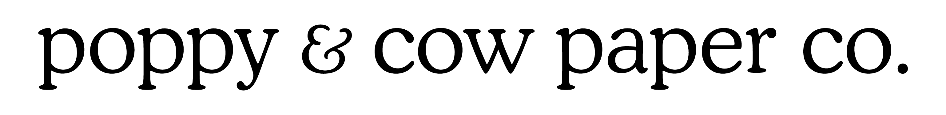 Poppy and Cow Paper Co