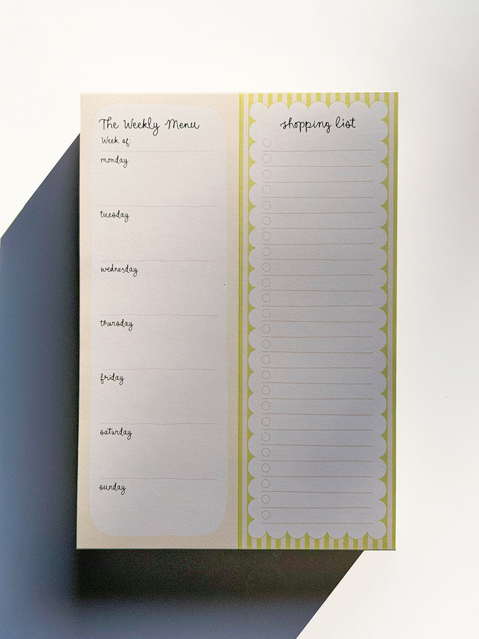 Weekly Meal Planner Duo