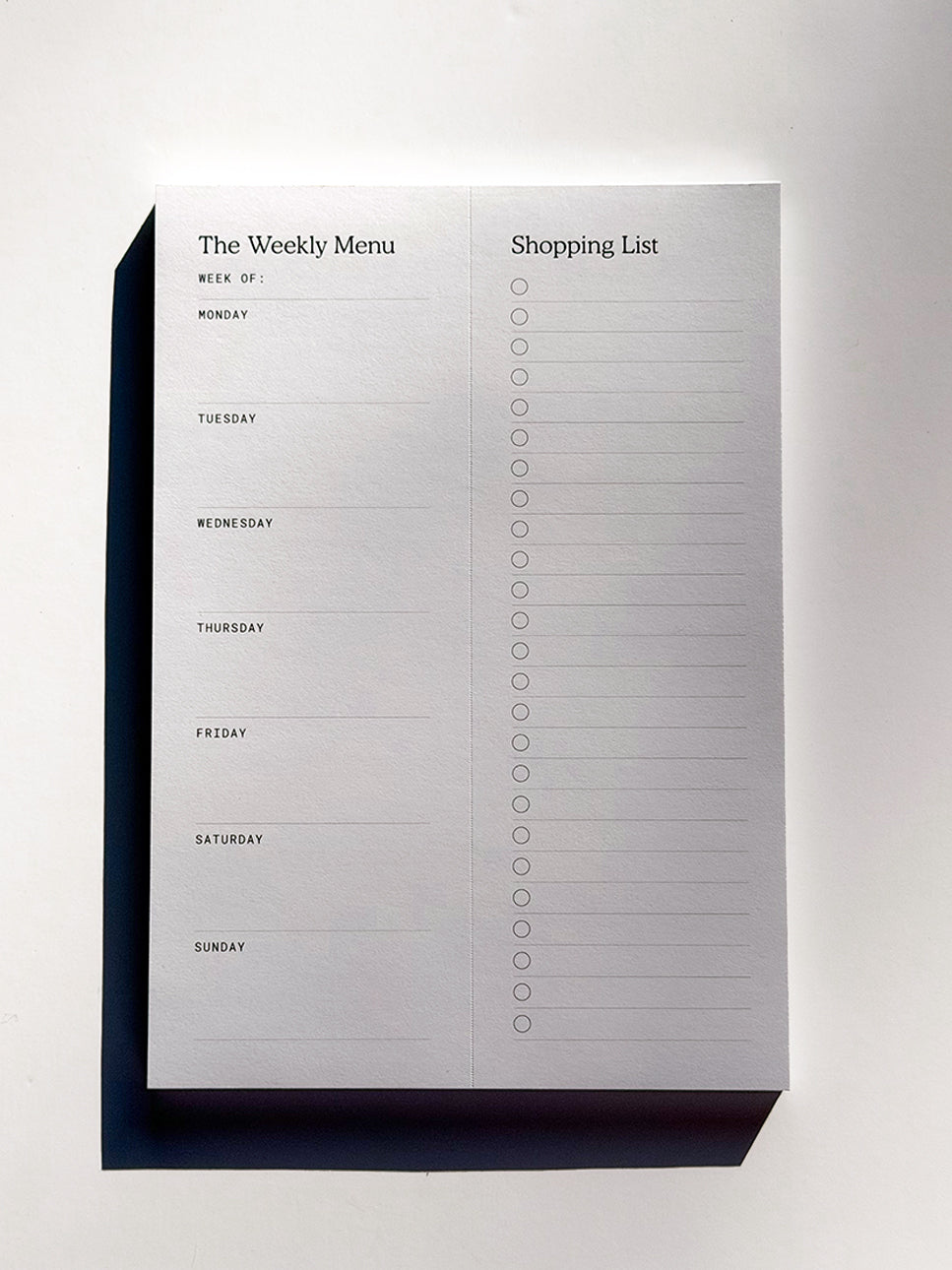 Weekly Meal Planner Duo