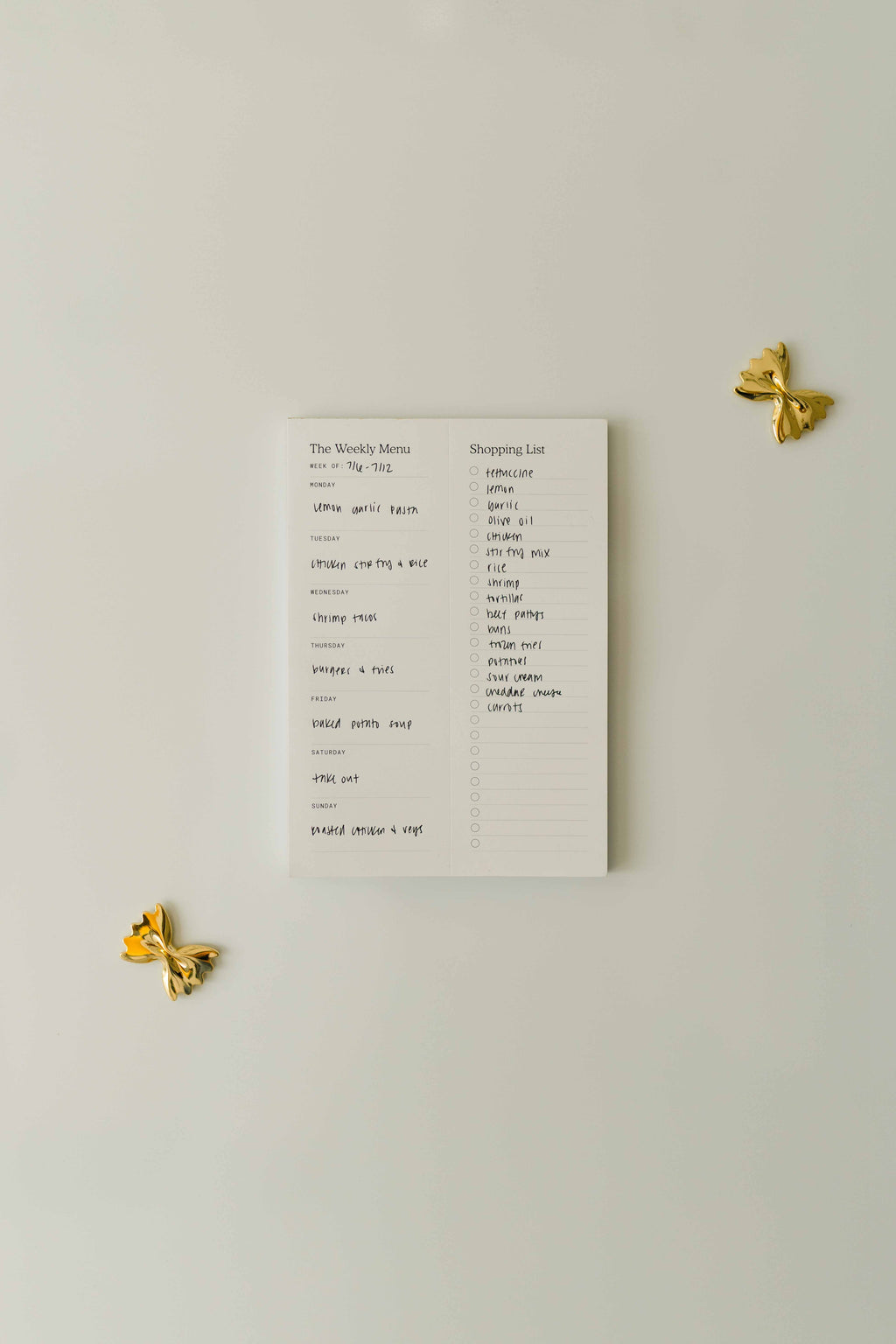 Weekly Meal Planner Duo