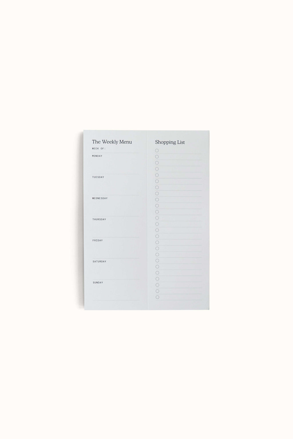 Weekly Meal Planner Duo