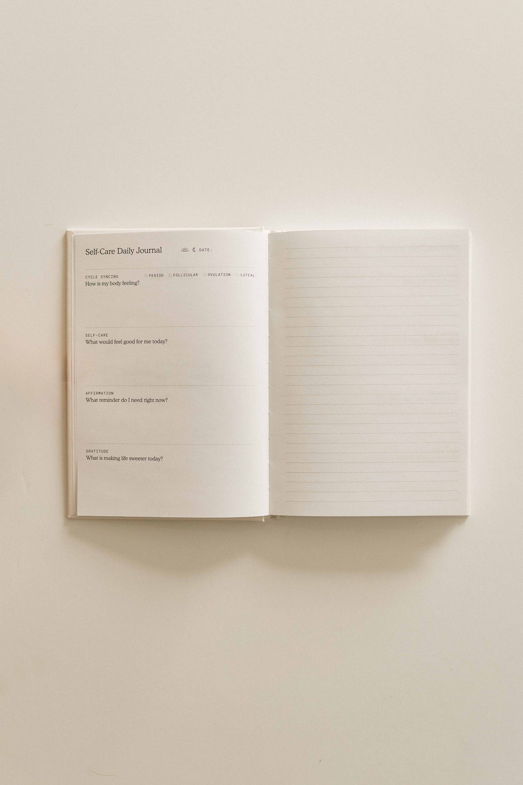 Self-Care Daily Journal
