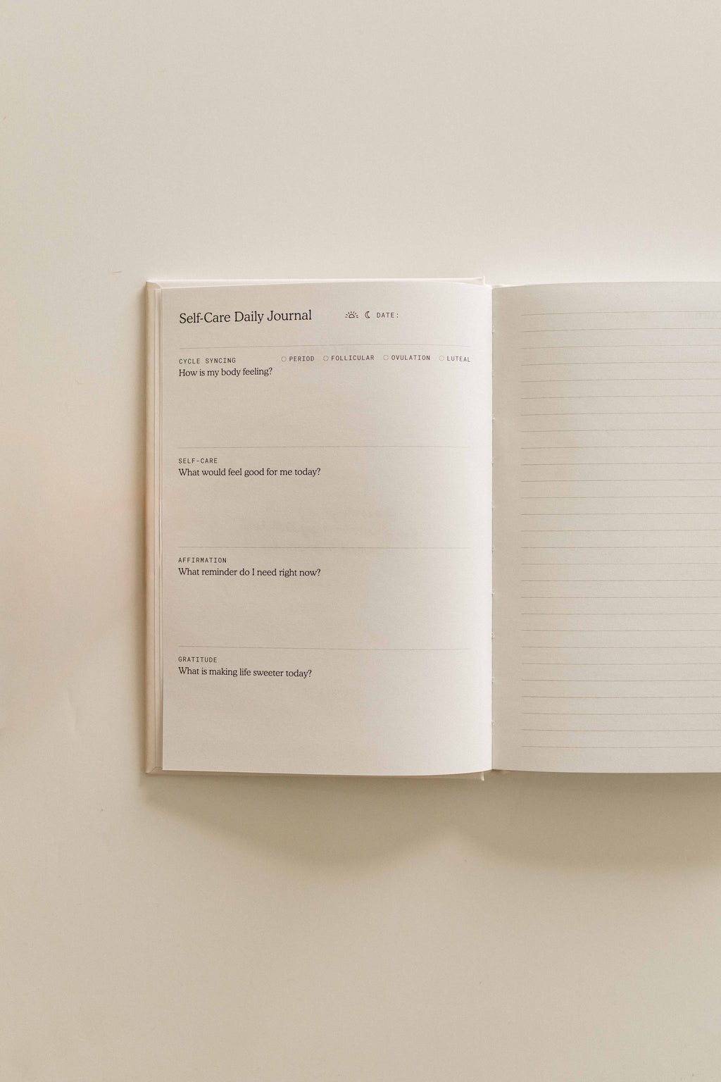 Self-Care Daily Journal